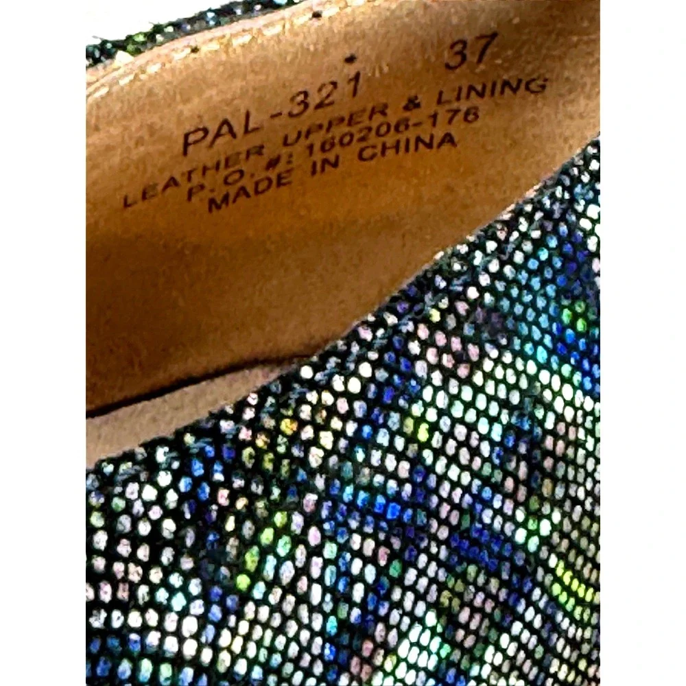 Alegria Paloma‎ Mary Jane PAL-321 Iridescent Mosiac Leather Nursing Shoes-Sz 37 - Picture 8 of 8
